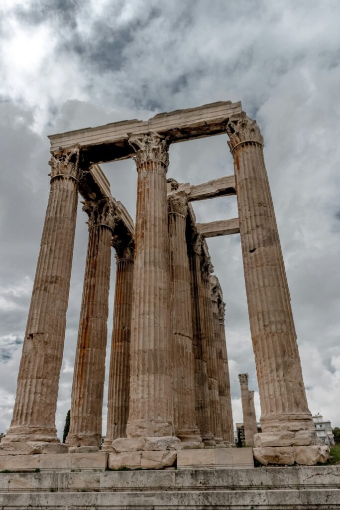 The Temple of Olympian Zeus in Athen